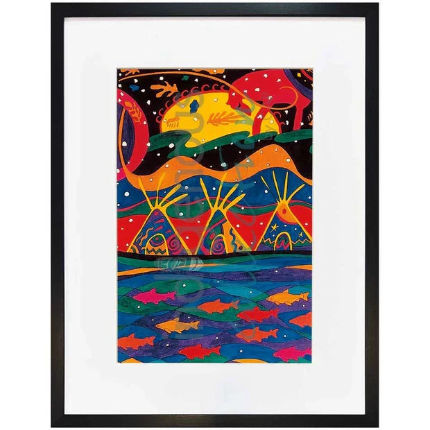 Dawn Oman This Land Wall Art | Native Art Canada