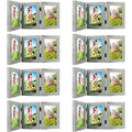 Three Picture Frame for Three 4x6 Pictures (8 Pcs per Box) Light Grey