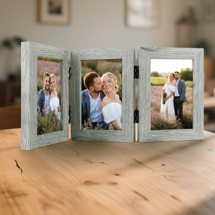 Three Picture Frame for Three 4x6 Pictures (8 Pcs per Box)