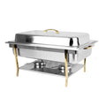 Thunder Group SLRCF0840 8 Qt Full Size Brass Trim