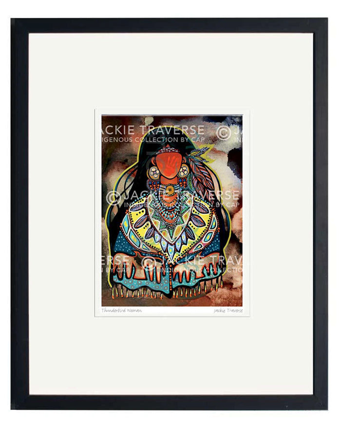Jackie Traverse Thunderbird Woman Wall Art | Native Art Canada
