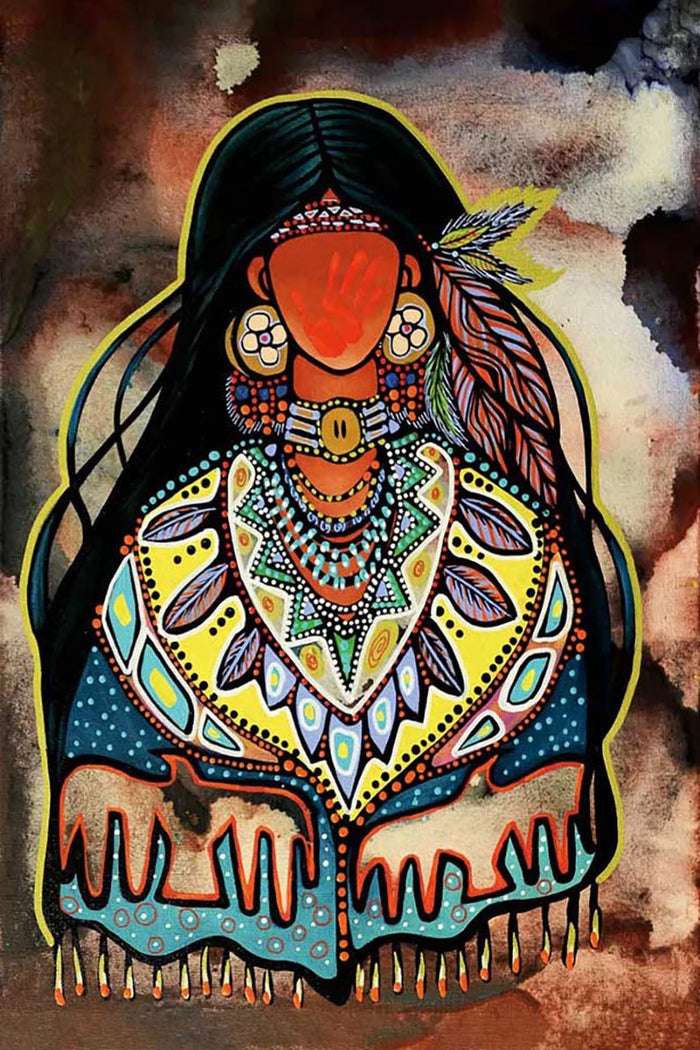 Jackie Traverse Thunderbird Woman Wall Art | Native Art Canada