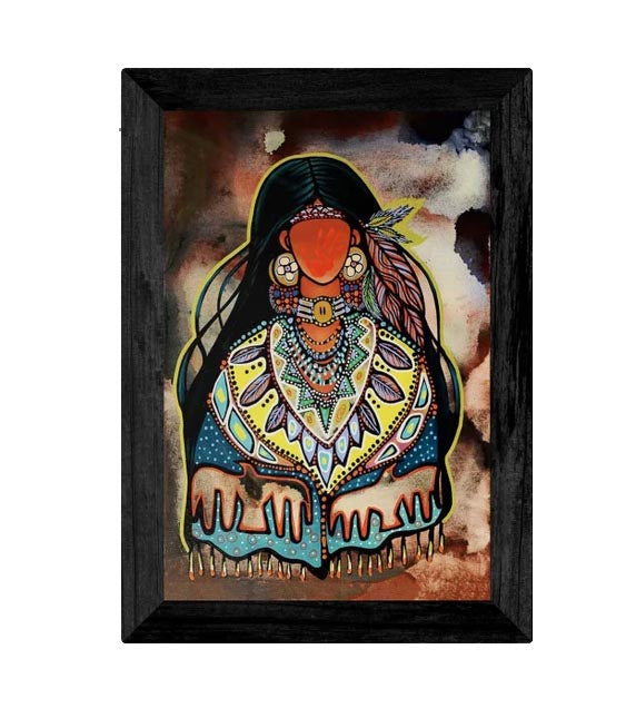 Jackie Traverse Thunderbird Woman Wall Art | Native Art Canada