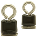 Tie-Down Eyelet, Track Mount, 2 pack