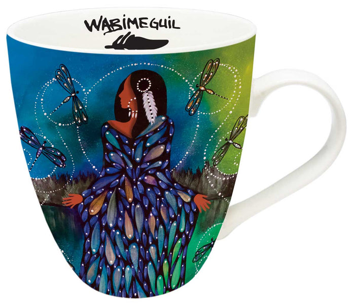Transformation II - 18 oz indigenous art mug by Betty Albert Canada