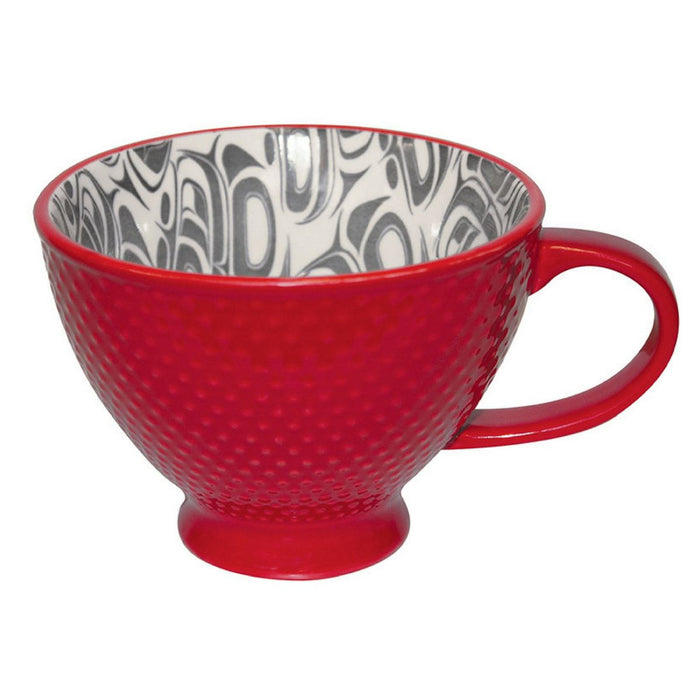 Transforming Eagle indigenous art mug by Ryan Cranmer Canada