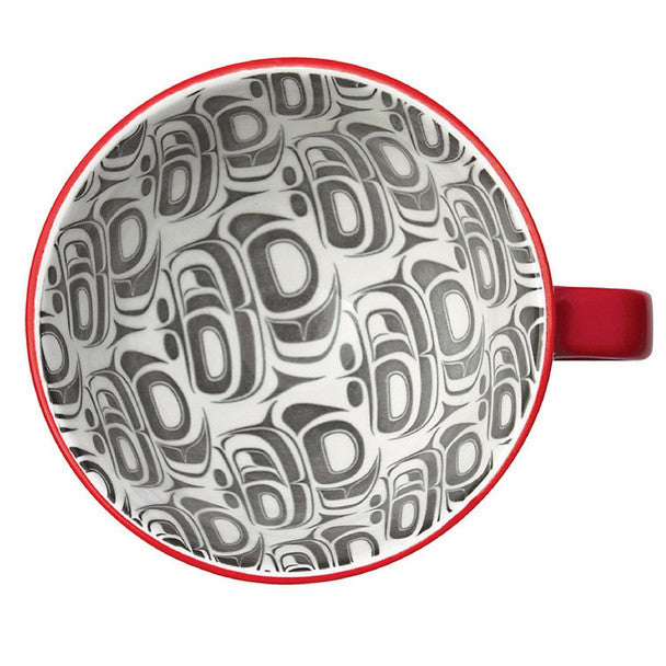 Transforming Eagle indigenous art mug by Ryan Cranmer Canada