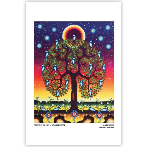 Tree of Life indigenous art gift by James Jacko Canada