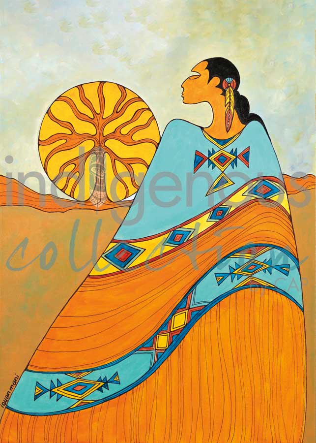 Maxine Noel Tree of Life  Wall Art | Native Art Canada