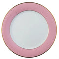 Ultra-White ColorSheen Pink Gold Salad Plate