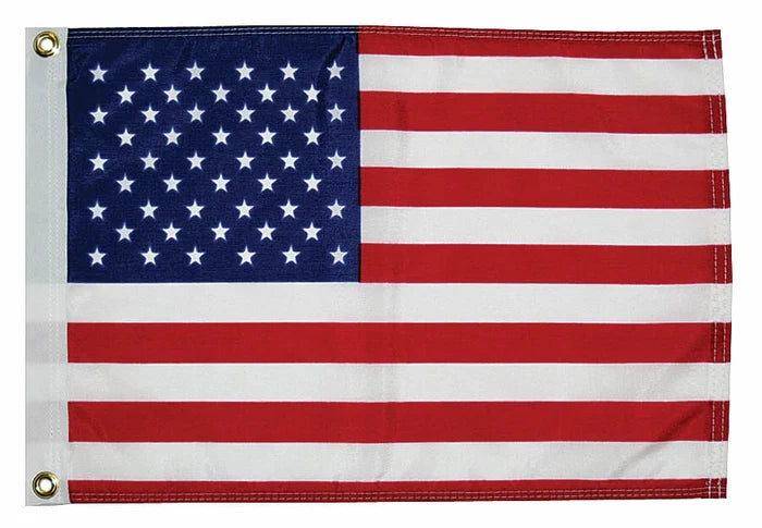 U.S.A. 12'' x 18'' Printed Nylon Flag