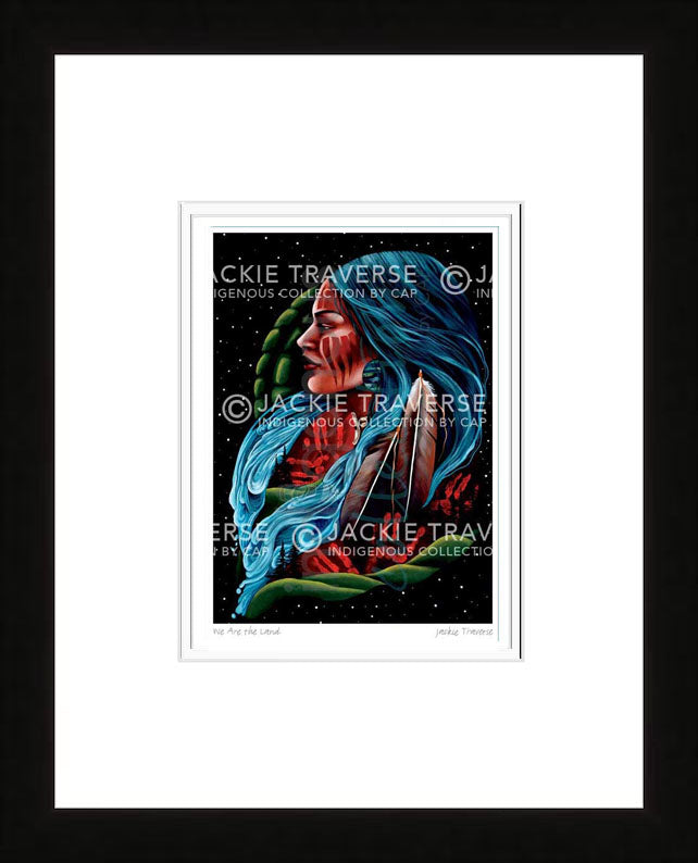 Jackie Traverse We are the Land Wall Art | Native Art Canada