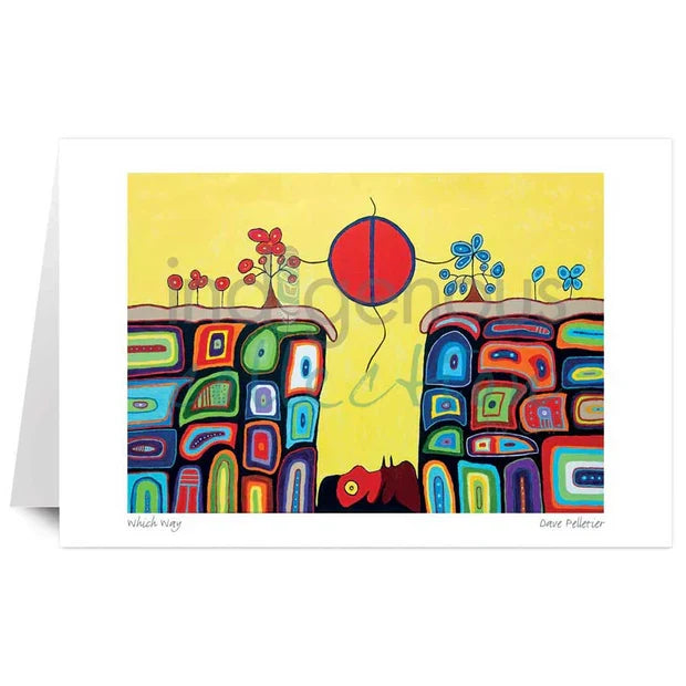 Dave Pelletier Which Way Wall Art | Native Art Canada