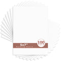 White Backing Board-Pack of 100 5x7