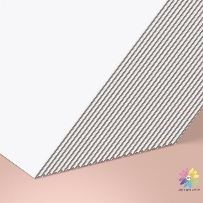 White Backing Board-Pack of 25