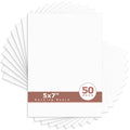 White Backing Board-Pack of 50 5x7