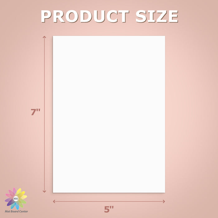 White Backing Board-Pack of 50