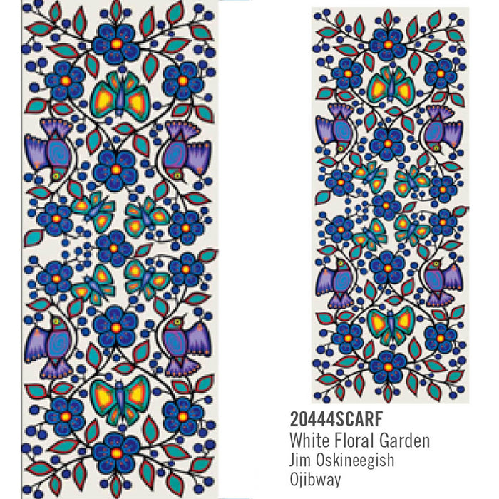 White Floral Garden by Jim Oskineegish