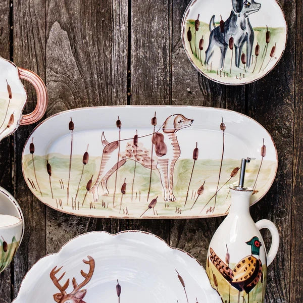 Wildlife Spaniel Oval Platter