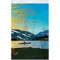 Winter Kayak Bagged Poster