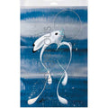 Winter Moon White Hare Bagged Poster