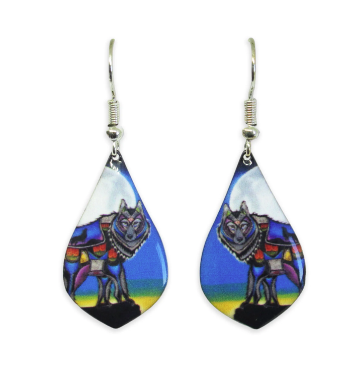 Wolf indigenous art gift by Jessica Somers Canada