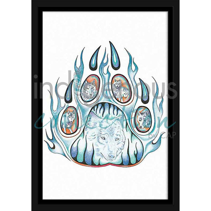 Hubert V. Billy Wolf Pack II Wall Art | Native Art Canada