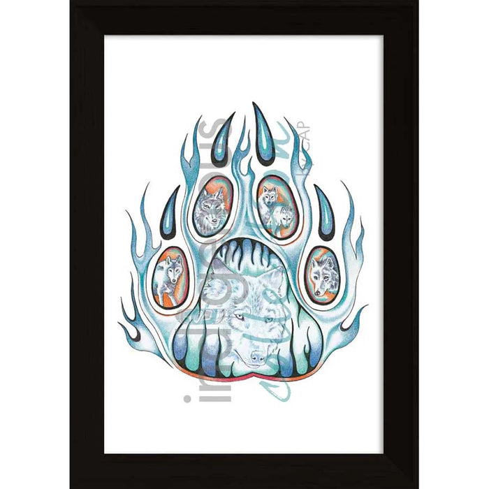 Hubert V. Billy Wolf Pack II Wall Art | Native Art Canada