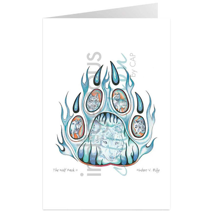 Hubert V. Billy Wolf Pack II Wall Art | Native Art Canada