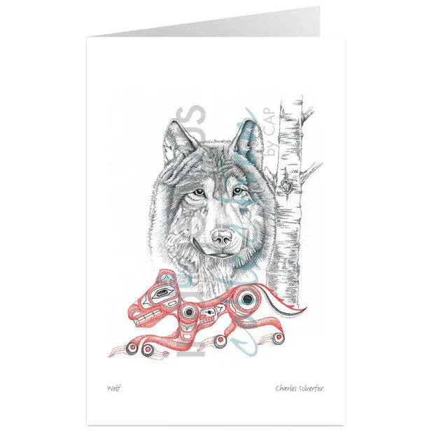 Charles Silverfox Wolf Wall Art | Native Art Canada