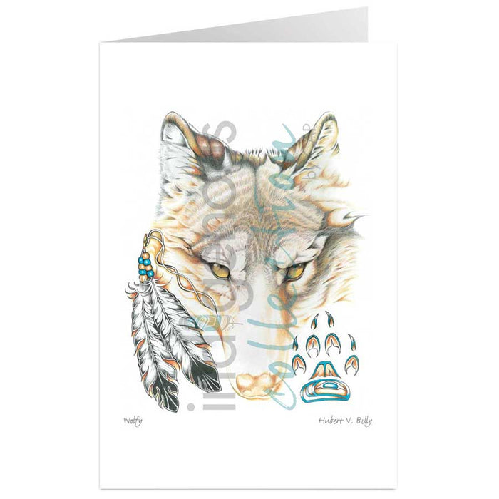 Hubert V Billy Wolfy Wall Art | Native Art Canada