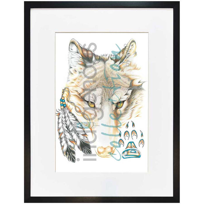 Hubert V Billy Wolfy Wall Art | Native Art Canada