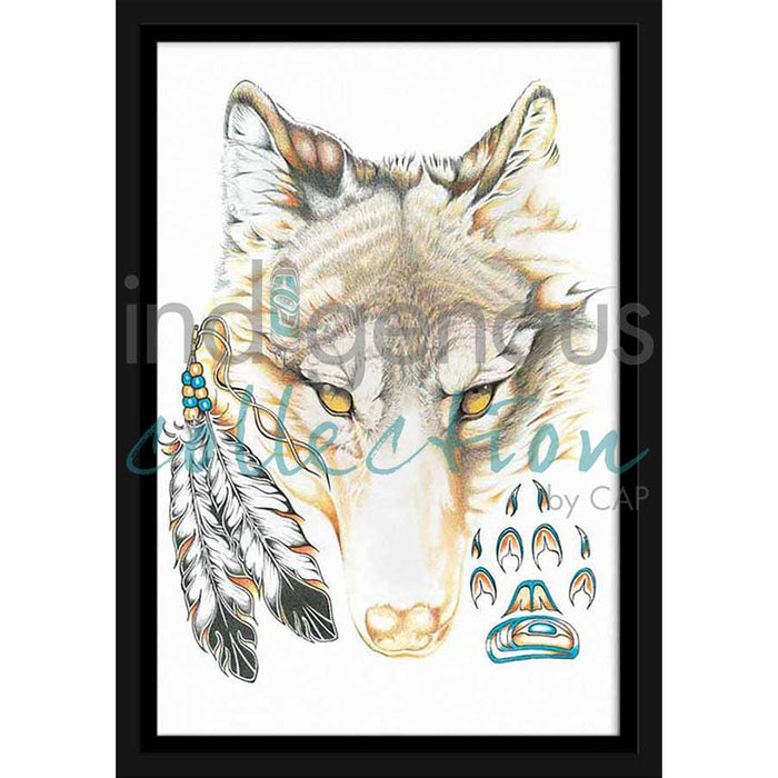 Hubert V Billy Wolfy Wall Art | Native Art Canada