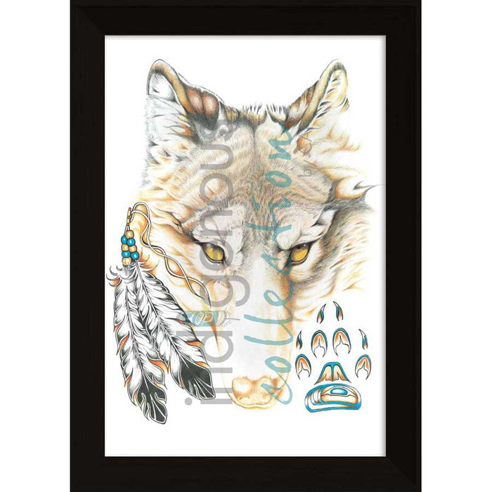 Hubert V Billy Wolfy Wall Art | Native Art Canada