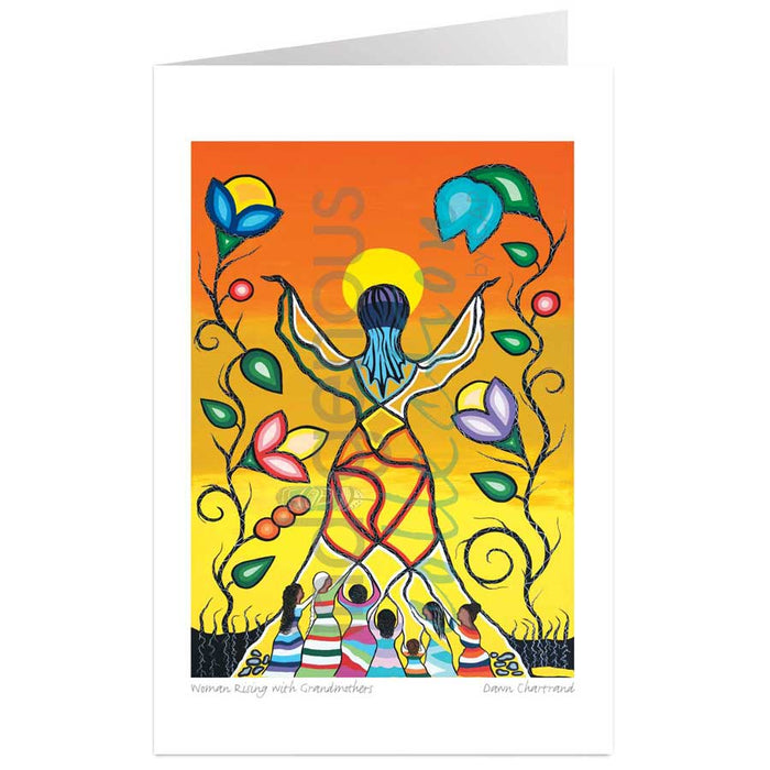 Dawn Chartrand Women Rising with Grandmothers Wall Art | Native Art Canada