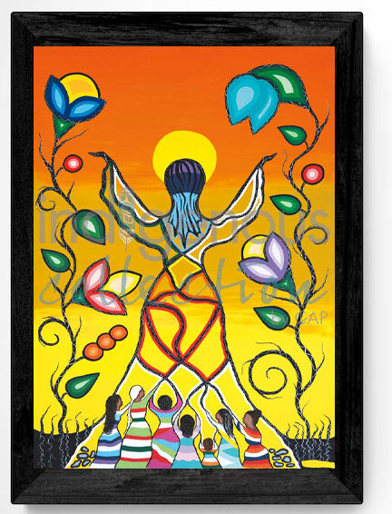 Dawn Chartrand Women Rising with Grandmothers Wall Art | Native Art Canada