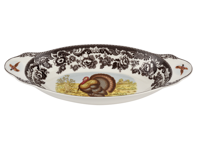 Woodland Turkey Bread Tray