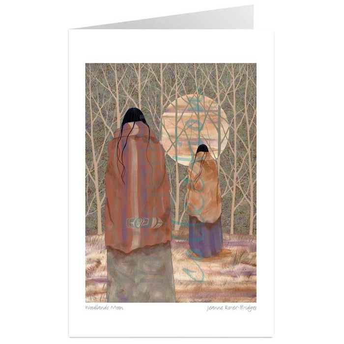Jeanne Rorex-Bridges Woodlands Moon Wall Art | Native Art Canada