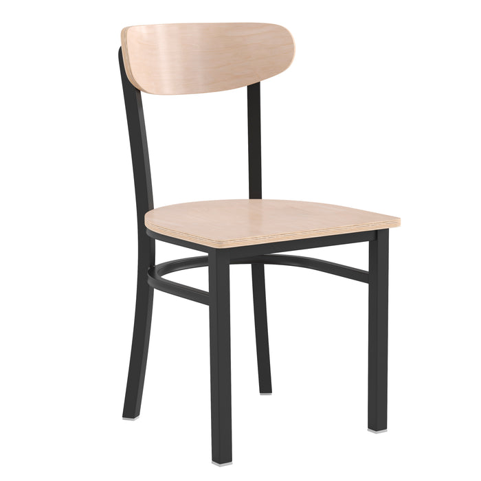 Natural Wood Seat Dining Chair