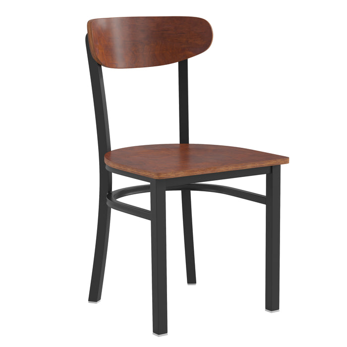 Walnut Wood Seat Dining Chair