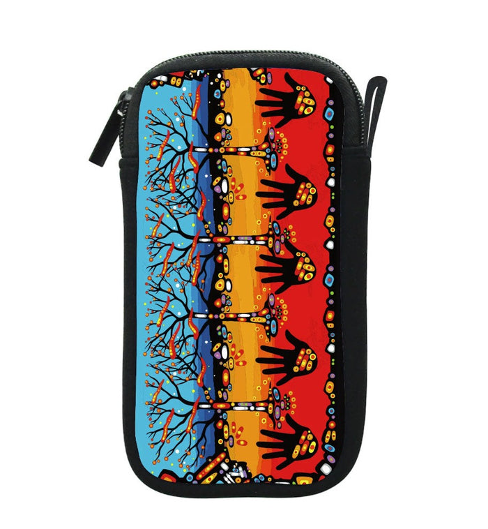 Zippered Accessories Case "Remember" by Native Artist, John Rombough indigenous art gift by John Rombough Canada